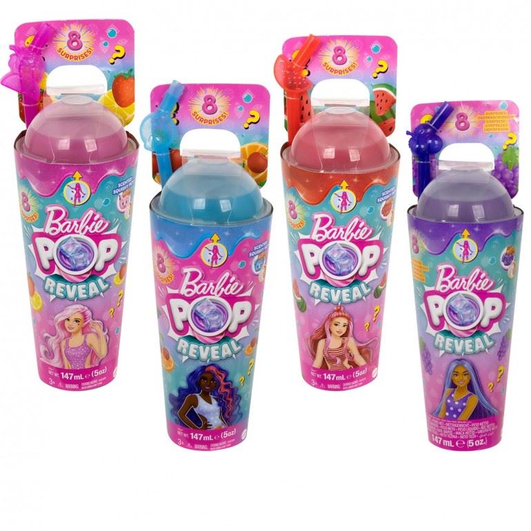 Barbie Pop Reveal Fruit Series Fruit Punch Doll 8 Surprises HRW42