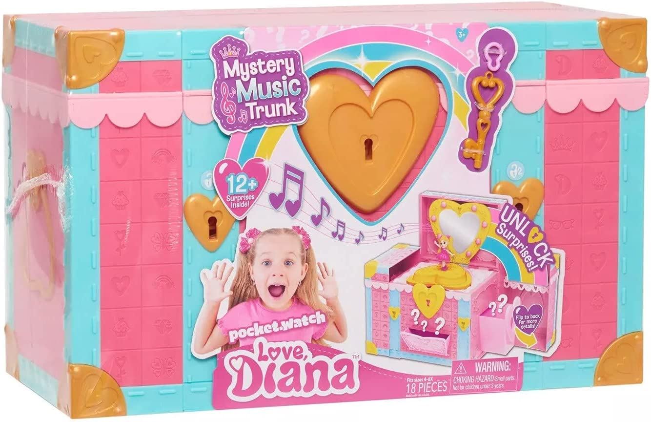 Love, Diana Mystery Music Trunk 25217 Surprise Accessories and Key