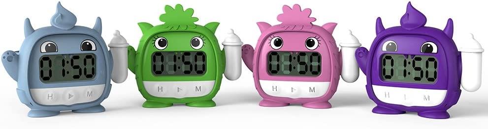 Baby Milk Timer (meiko the Milk Monster) Digital Glow-in-the-Dark BLUE