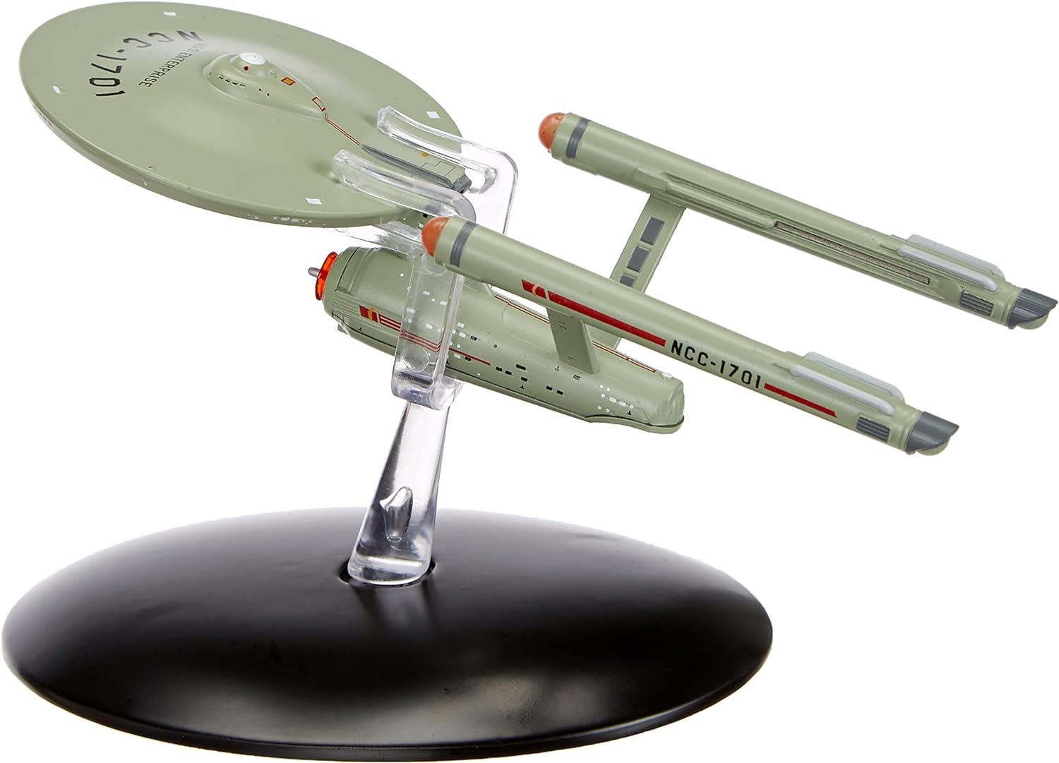 #11 U.S.S. Enterprise NCC-1701 (Constitution-class) TOS Diecast Model Ship Window Boxed (Star Trek / Eaglemoss)