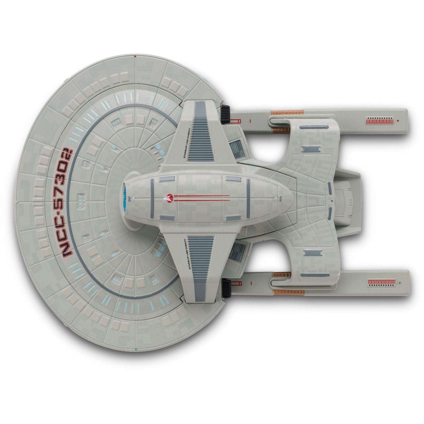 #110 U.S.S. Chekov Springfield Class Model Die Cast Ship Star Trek Eaglemoss