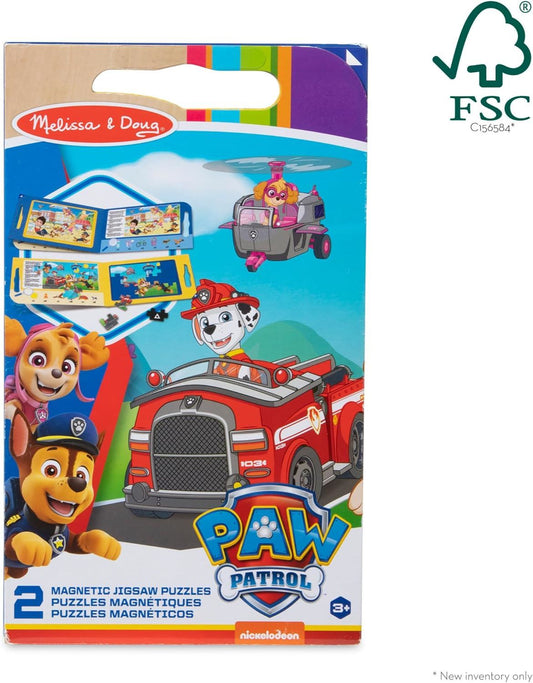 Magnetic Take-Along Jigsaw Puzzles Big Truck Pups 33323 (Melissa & Doug)