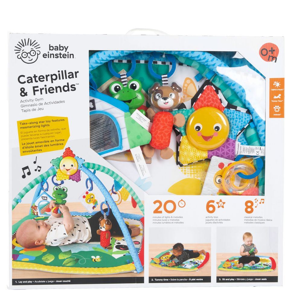 Baby Einstein Caterpillar & Friends Play Gym Activity Mat Ages Newborn+ 90575