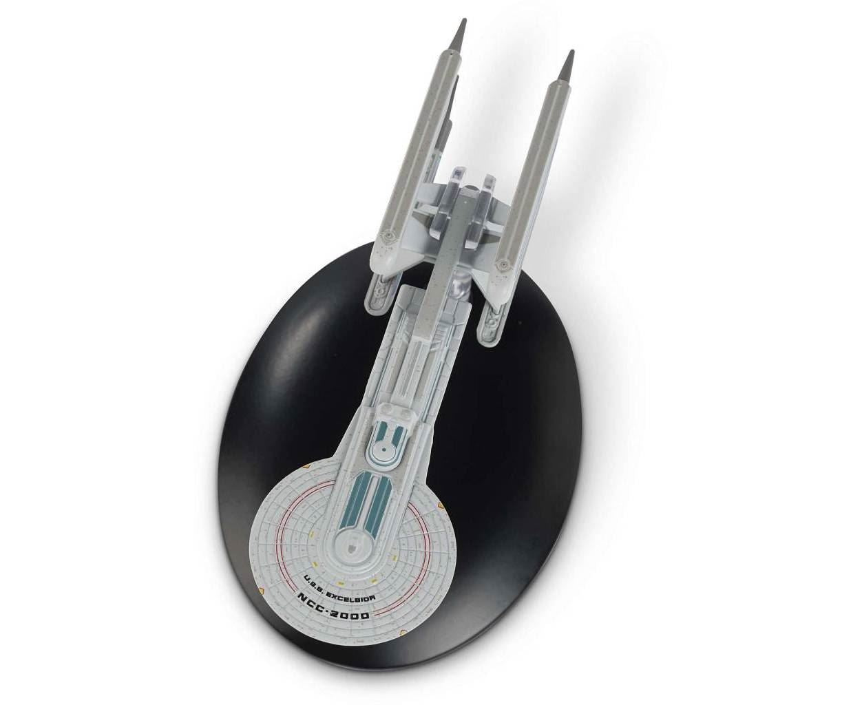 #152 U.S.S. Excelsior (Nilo Rodis Concept I) Diecast Model Ship (Star Trek / Eaglemoss)