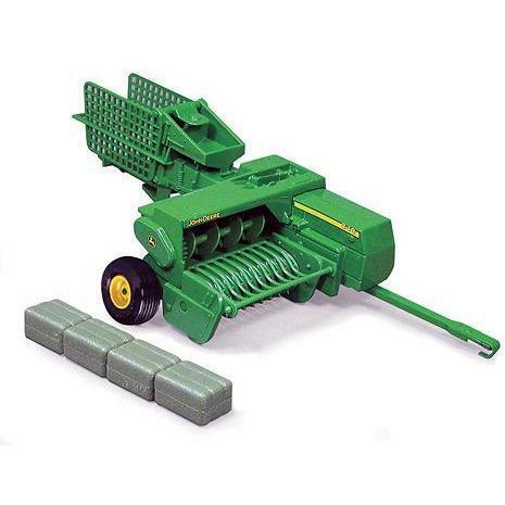 Big Farm John Deere 348 Square Baler 4 Bales Britains 1:16 Scale Tomy Die Cast