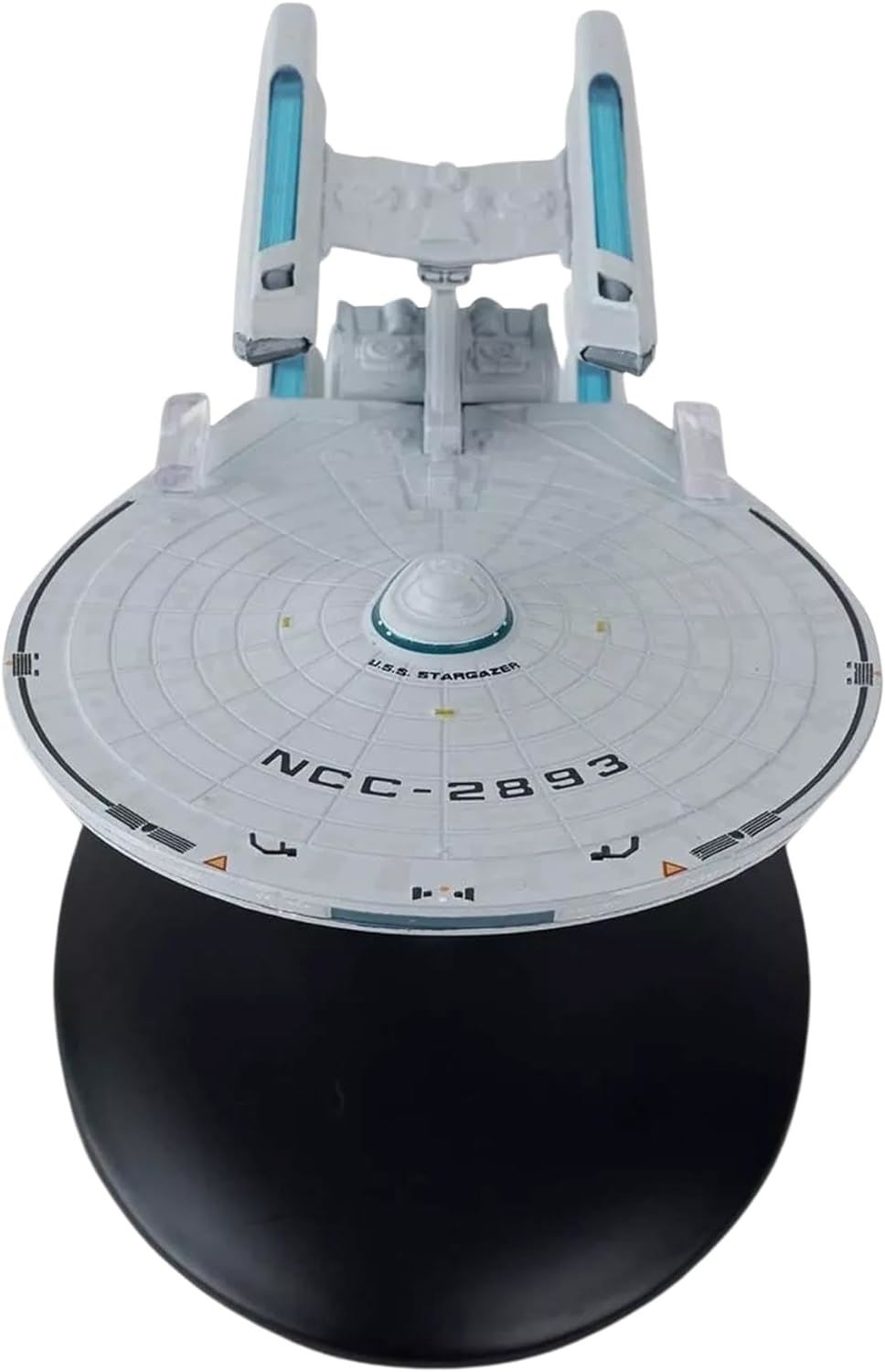 #19 U.S.S. Stargazer NCC-2893 (Constellation-class) CMC Diecast Model Ship (Eaglemoss / Star Trek)