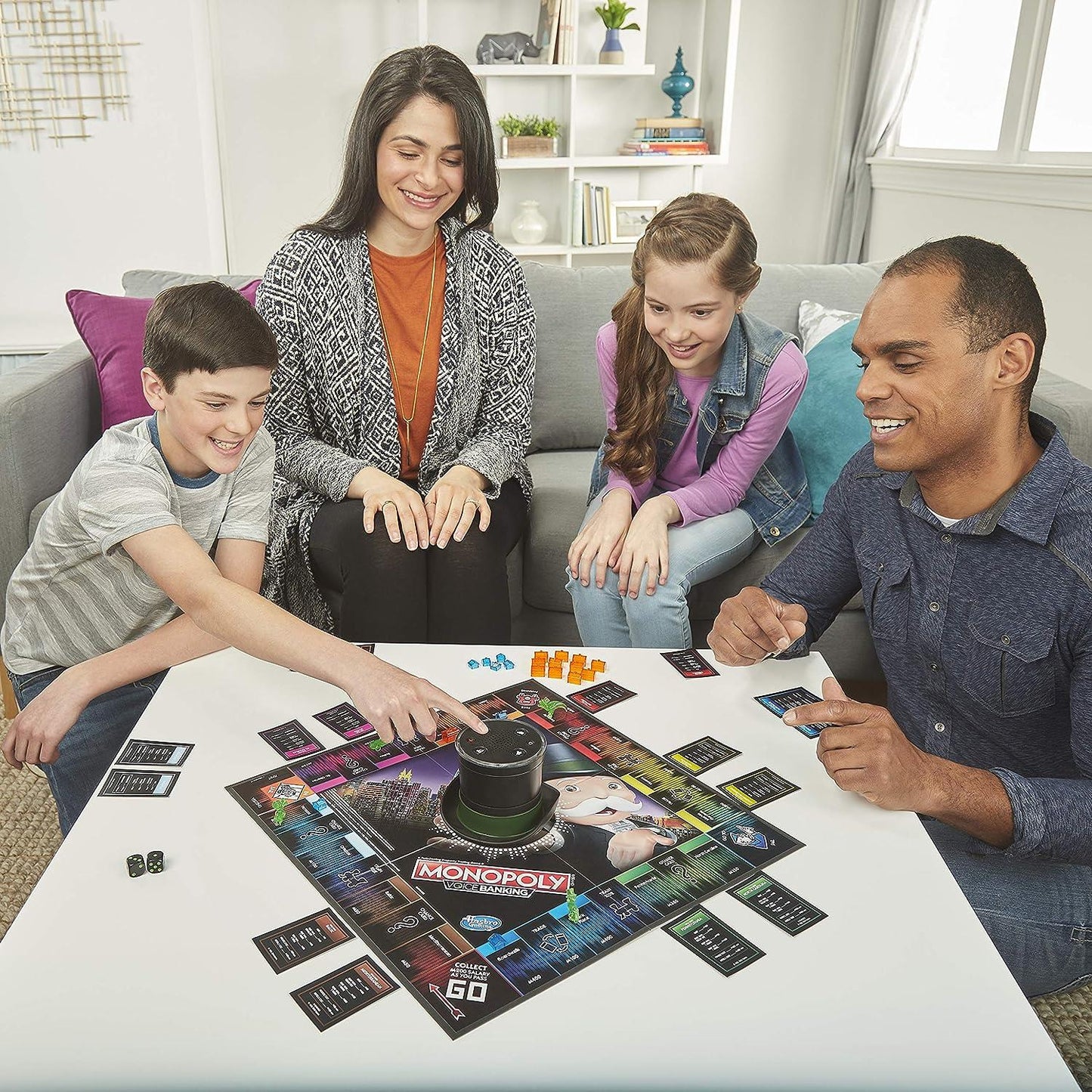 Monopoly Voice Banking Electronic Family Board Game for Kids Ages 8+ E4816