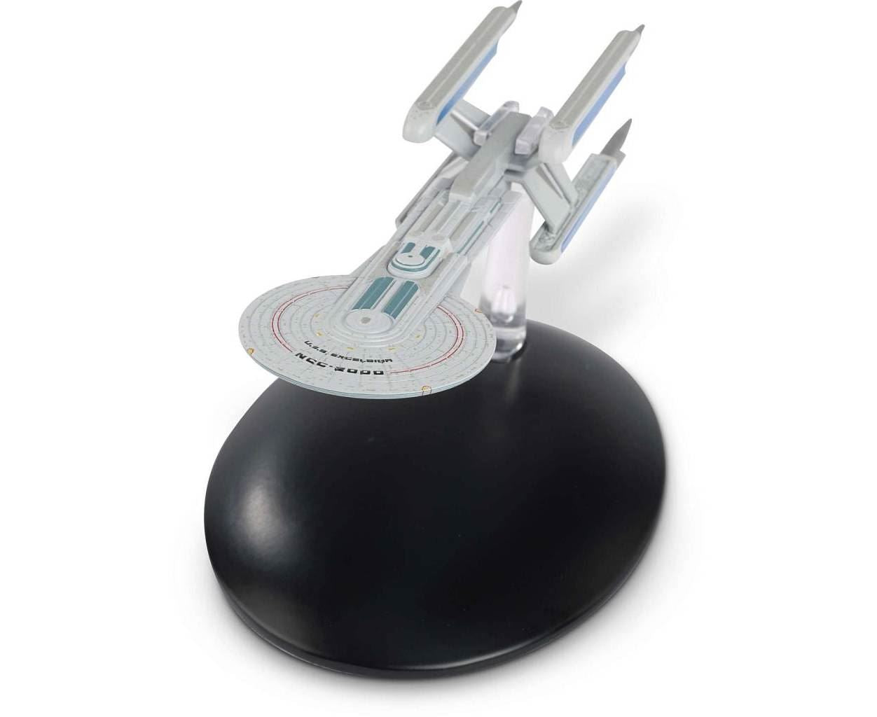 #152 U.S.S. Excelsior (Nilo Rodis Concept I) Diecast Model Ship (Star Trek / Eaglemoss)