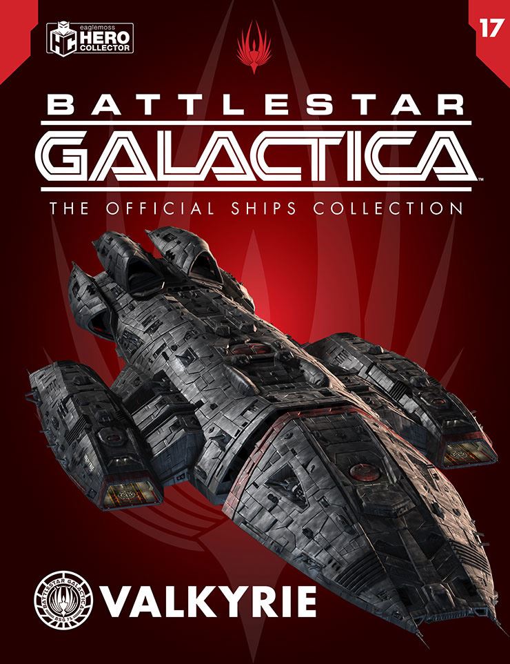 #17 Battlestar Valkyrie Diecast Model Ship (Battlestar Galactica / Eaglemoss)