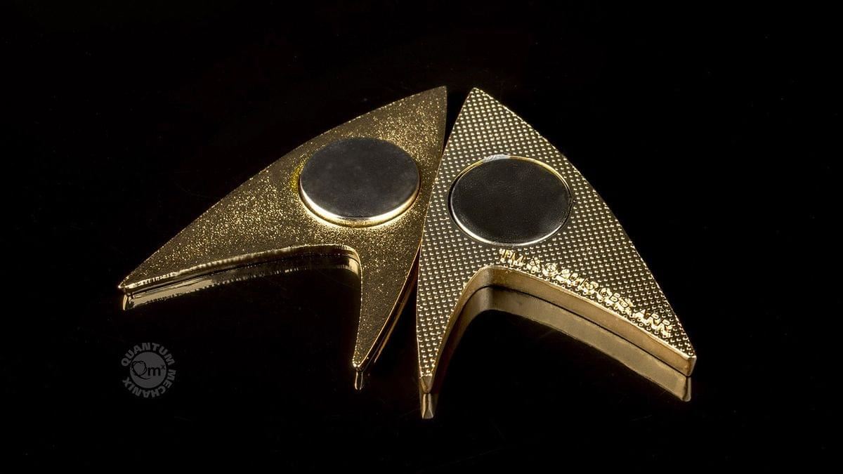 50th Anniversary Replica Magnetic Badge 1:1 Prop (Star Trek / QMx)