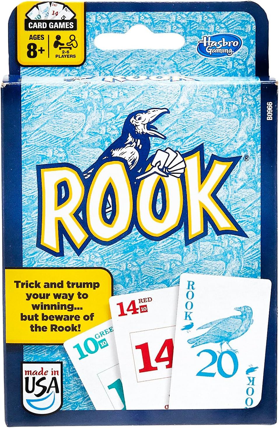 ROOK Card Game Age 8+ 2-6 Players B0966 Hasbro Gaming