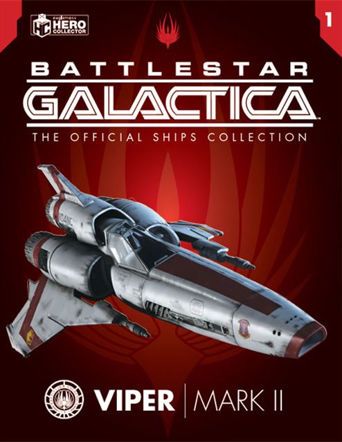 #01 Viper Mark II Cpt Kara Thrace "STARBUCK" 8757NC Model Diecast Ship (Eaglemoss / Battlestar Galactica)