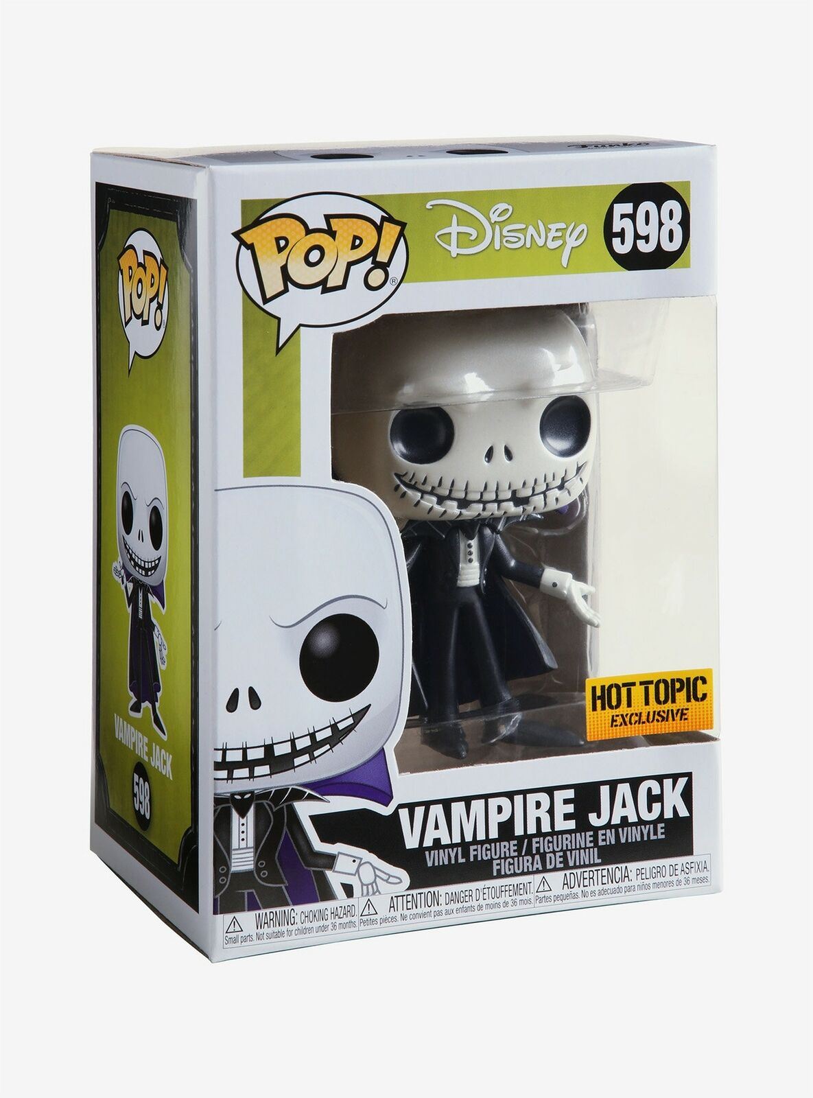 Funko VAMPIRE JACK #598 POP! Disney The Nightmare Before Christmas Vinyl Figure