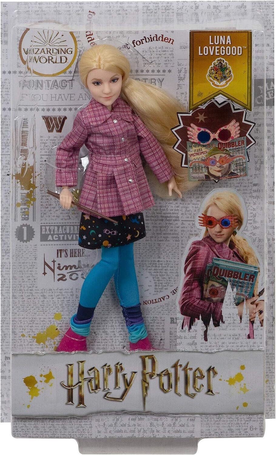 Harry Potter Collectible Luna Lovegood Doll 10-inch with Accessories