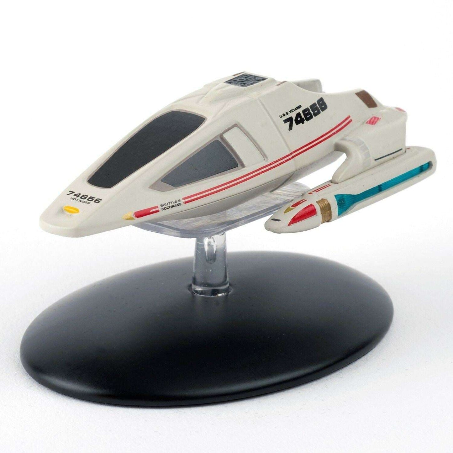 #04 Type-9 Shuttlecraft 74656 "Cochrane" Shuttlecraft Model Die Cast Ship (Eaglemoss / Star Trek)