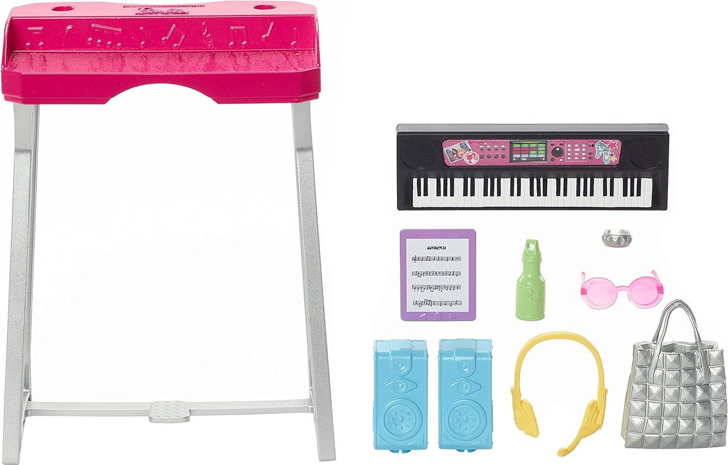 Mattel Barbie Big City Dreams Recording Studio Playset with Keyboard & Doll