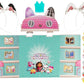 The Meow Tastic Game 6068673 Gabby’s Dollhouse Board Game by Spin Master | Family Game Based on the Netflix Series