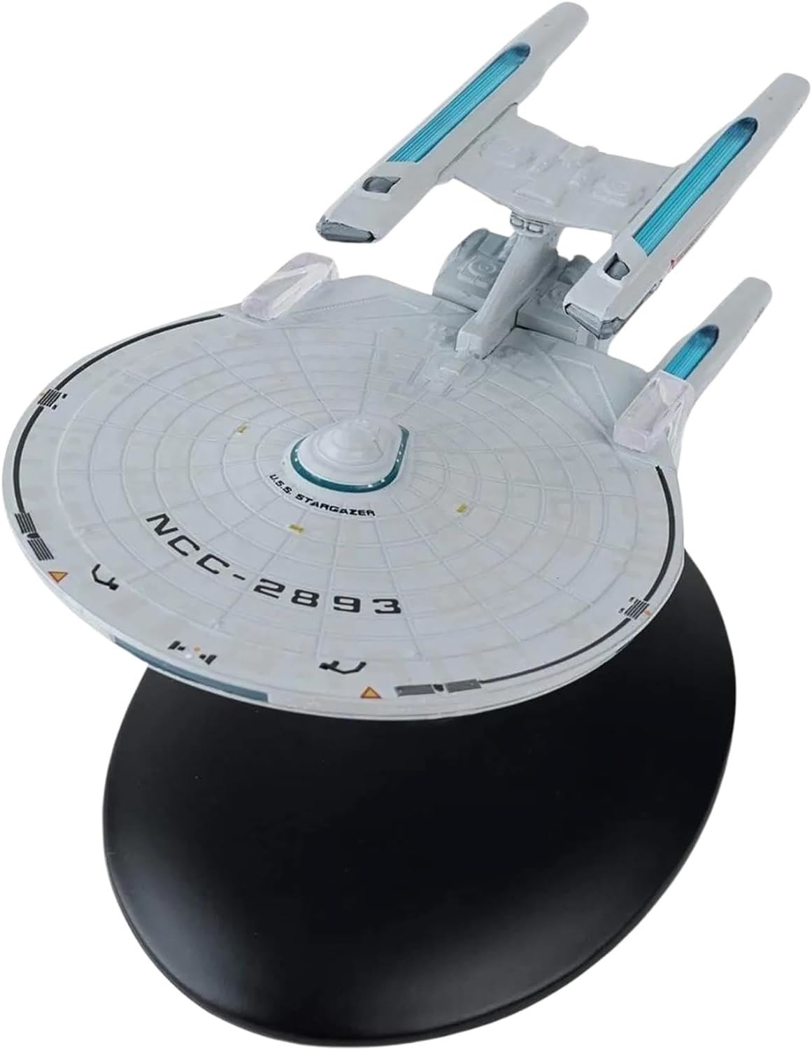 #19 U.S.S. Stargazer NCC-2893 (Constellation-class) CMC Diecast Model Ship (Eaglemoss / Star Trek)