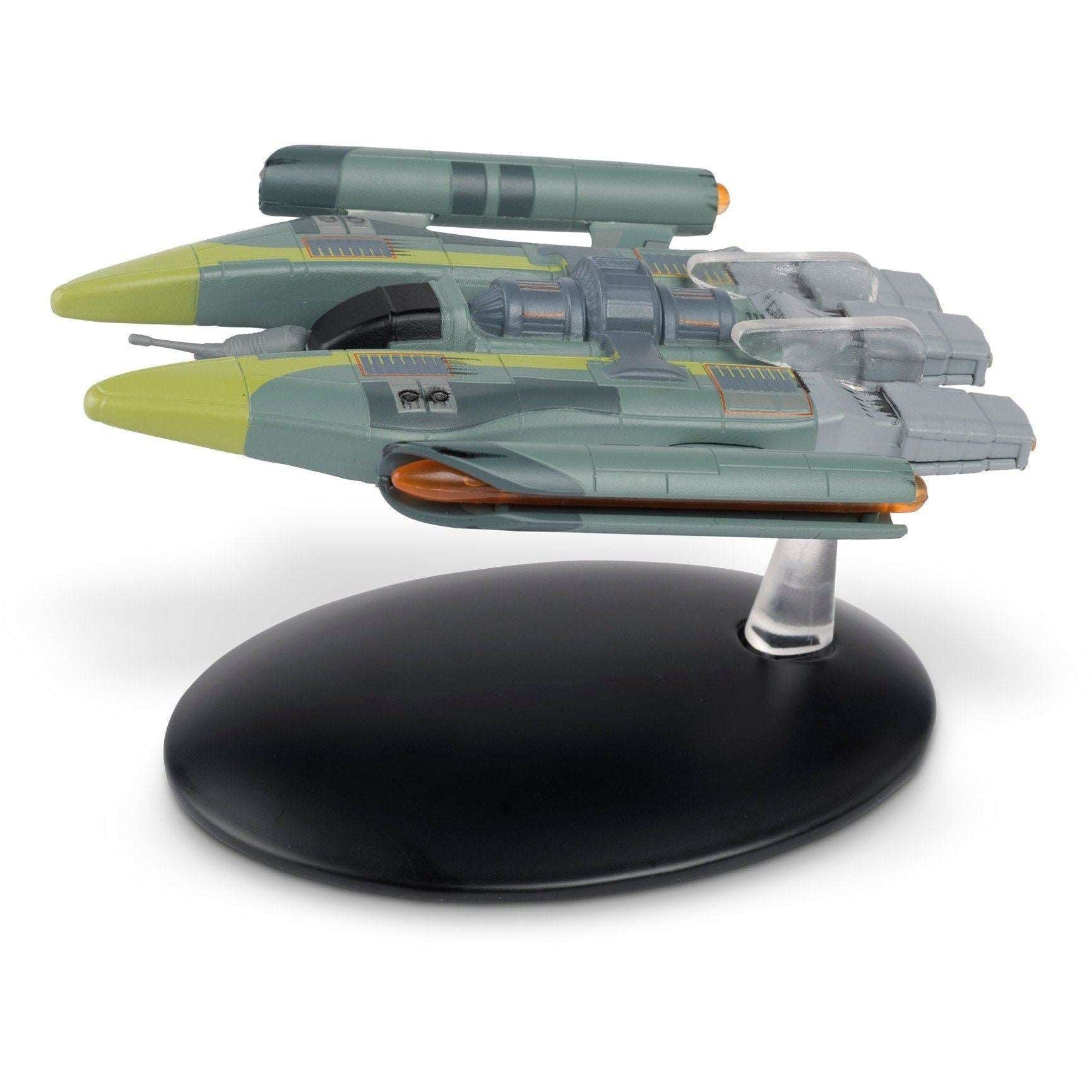 #139 Vaadwaur Assault Fighter Model Die Cast Ship Eaglemoss Star Trek