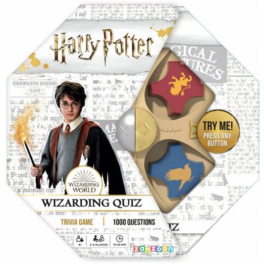 Harry Potter Wizarding Quiz Trivia Game T73181 1000+ Qs, 2 Levels, Ages 8+ TOMY