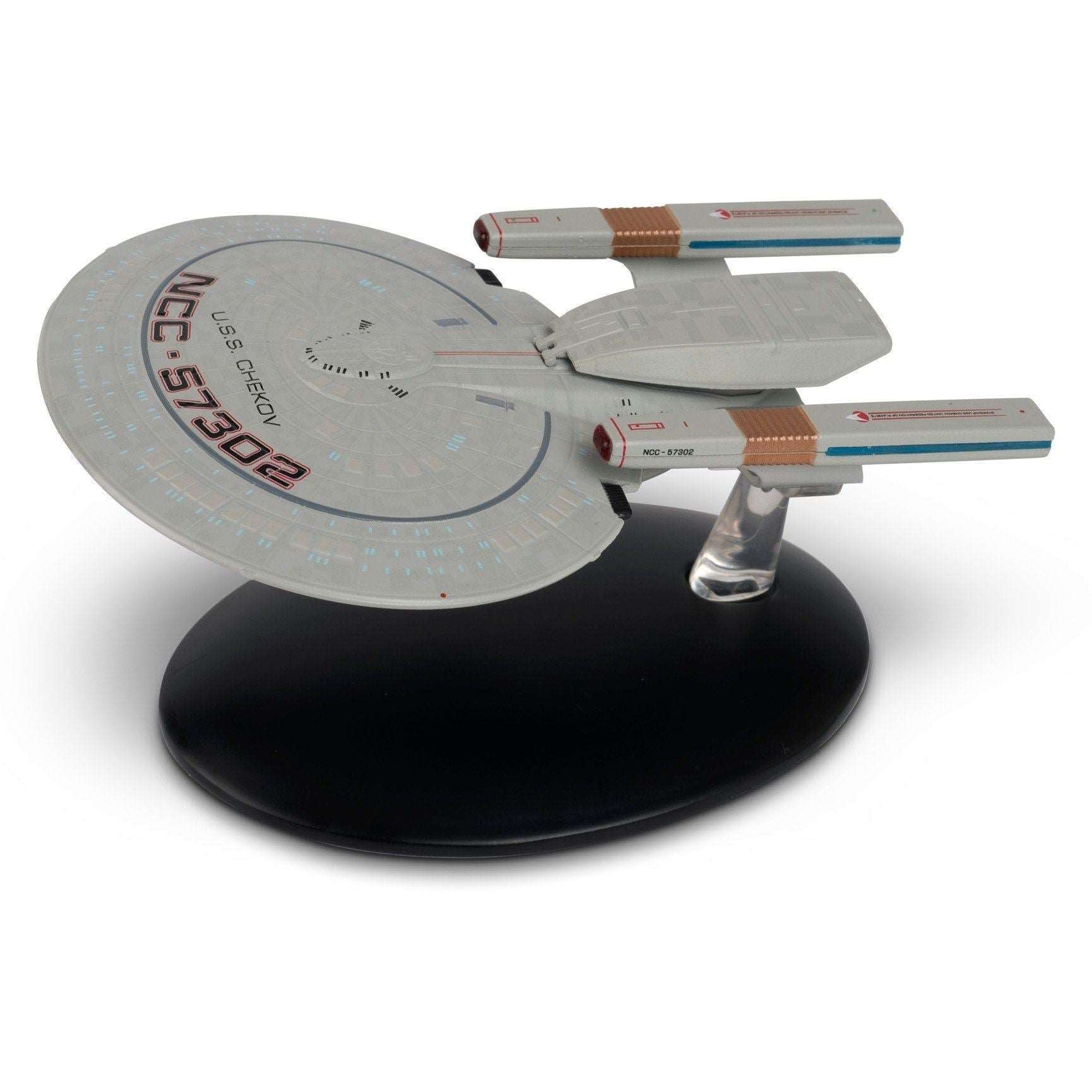 #110 U.S.S. Chekov Springfield Class Model Die Cast Ship Star Trek Eaglemoss