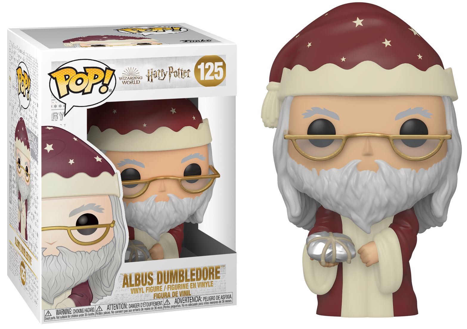 Holiday Albus Dumbledore #125 Harry Potter Pop Vinyl Figure 51155 Funko POP!