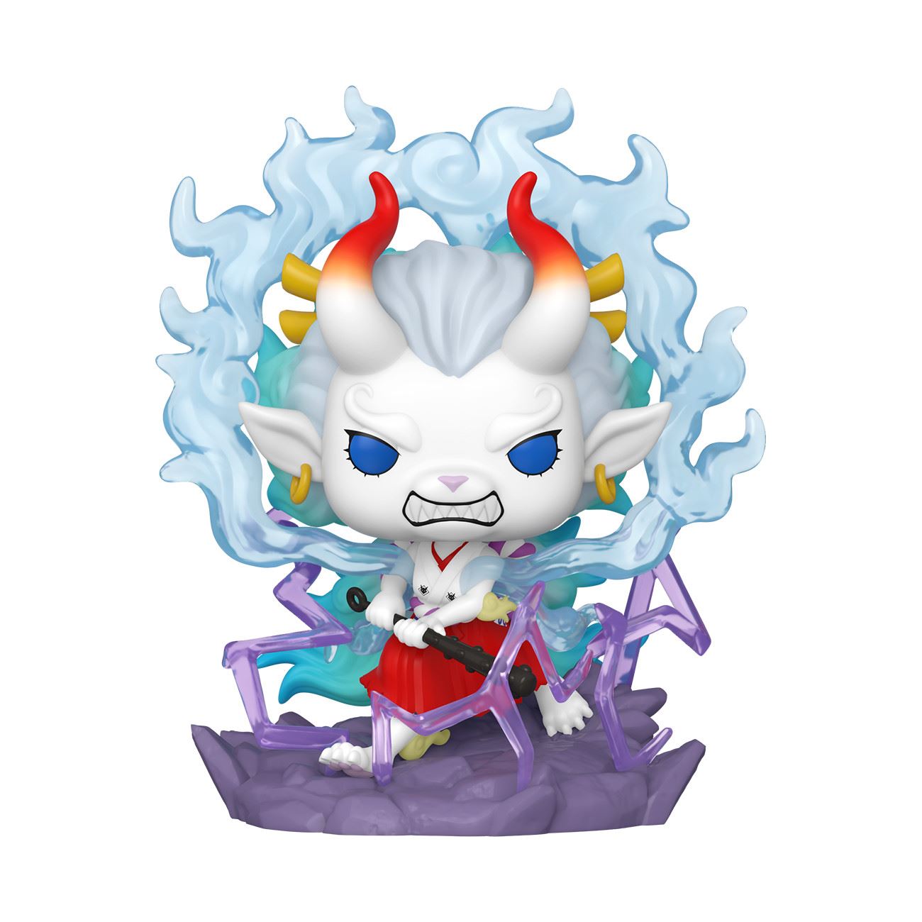 Yamato (Man-Beast Form) #1596 Pop! Deluxe Vinyl Figure 75581 – One Piece Funko Collectible Anime Figure with Display Base