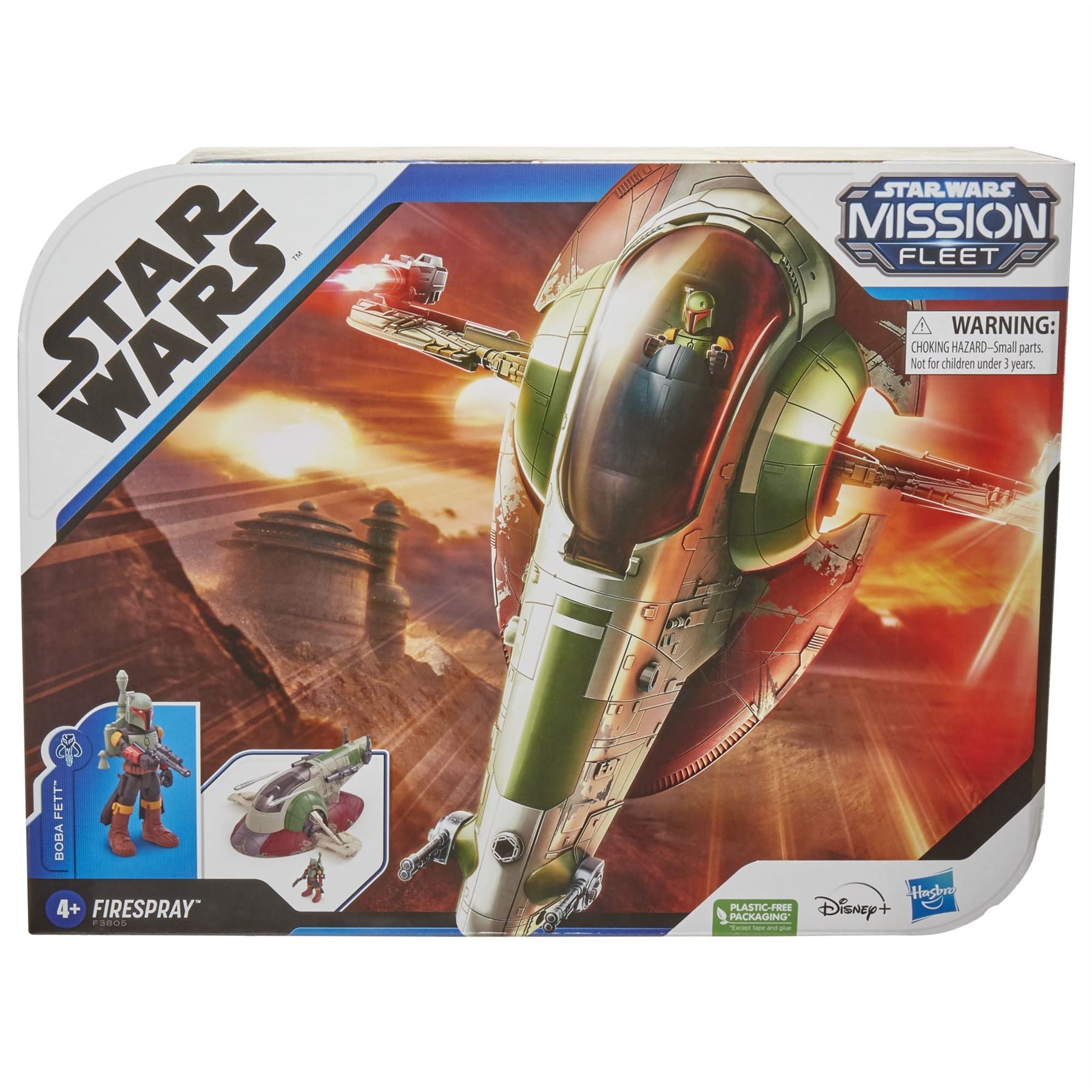 Star Wars Hasbro F3805 Mission Fleet Starship Skirmish Boba Fett and Starship