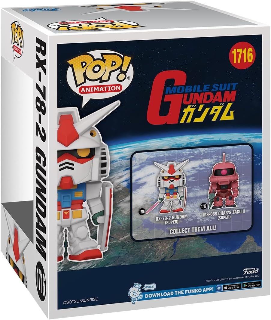 RX-78-2 Gundam #1716 Pop! Animation Vinyl Figure 82983 – Mobile Suit Gundam Funko Collectible 6″ Mecha Figure