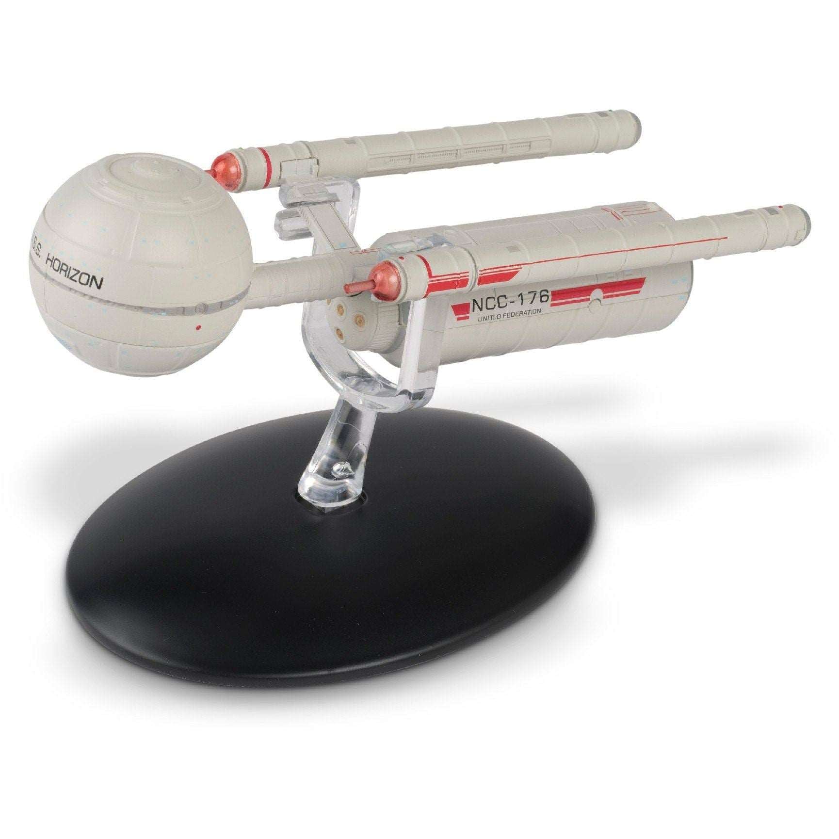 #100 Daedalus-class (U.S.S. Horizon NCC-176) Starship Die Cast Ship STDC100 (Eaglemoss / Star Trek)