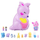 Polly Pocket Mama & Joey Kangaroo Purse Playset HKV50 – Mattel 2-in-1 Compact Travel Bag with 2 Micro Dolls, 7 Animals & Accessories