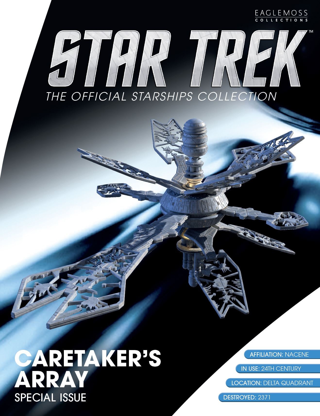 #30 Caretaker's Array PREVIOUSLY UNRELEASED Special Issue Diecast Model Ship (Star Trek / Eaglemoss)