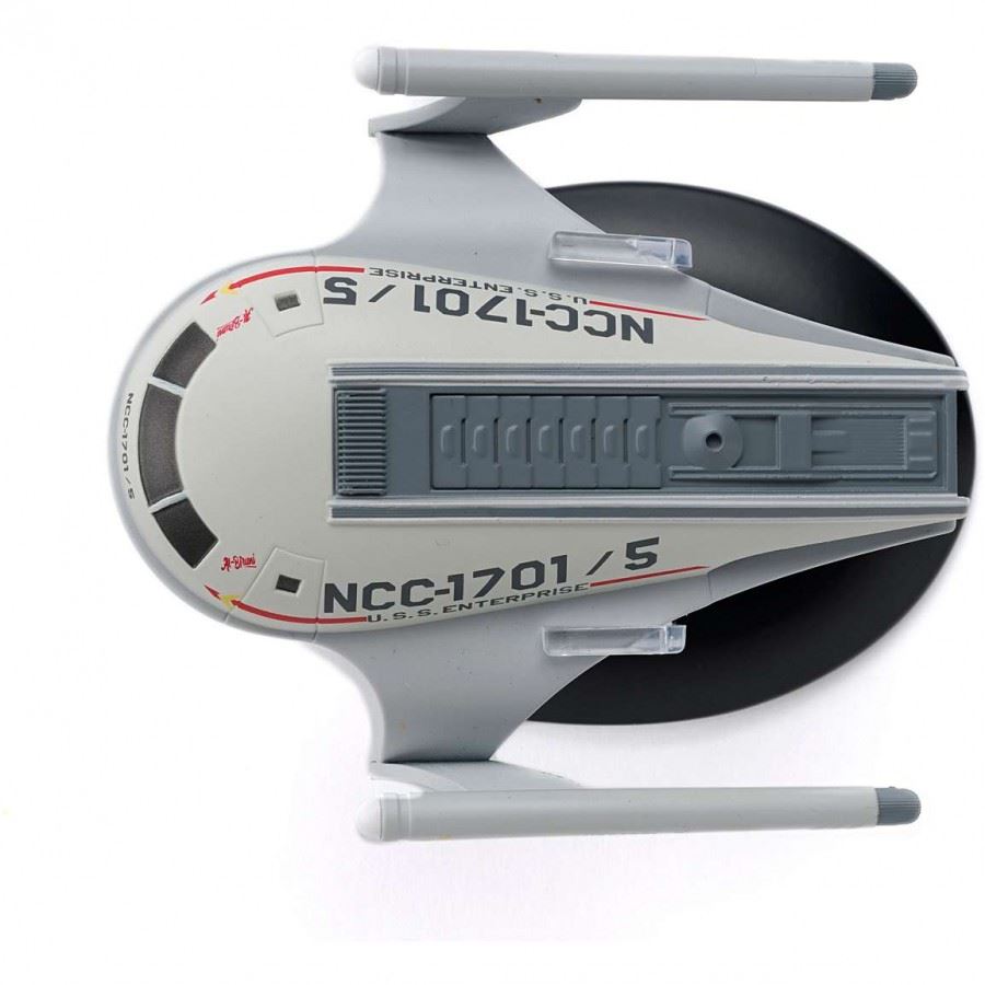 #18 U.S.S. Enterprise Shuttlecraft NCC-1701 / 5 "Al-Biruni" Matt Jefferies Shuttle Concept (TOS) Model Diecast Ship (Eaglemoss / Star Trek)