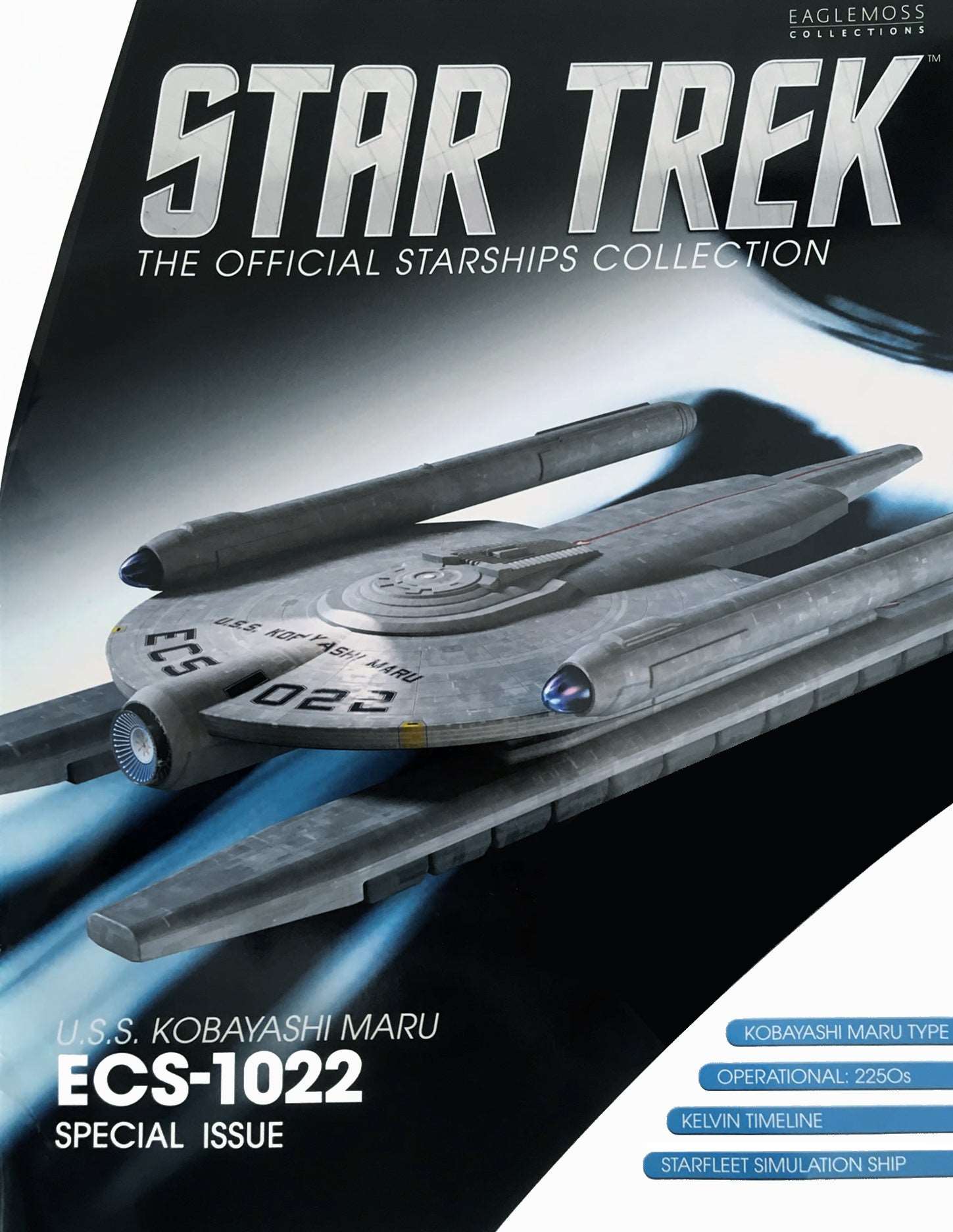#14 Kobayashi Maru Model Die Cast Ship (Eaglemoss Star Trek)