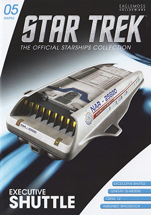 #05 Executive Shuttle NAR-25820 Model Die Cast Shuttlecraft Ship (Eaglemoss / Star Trek)