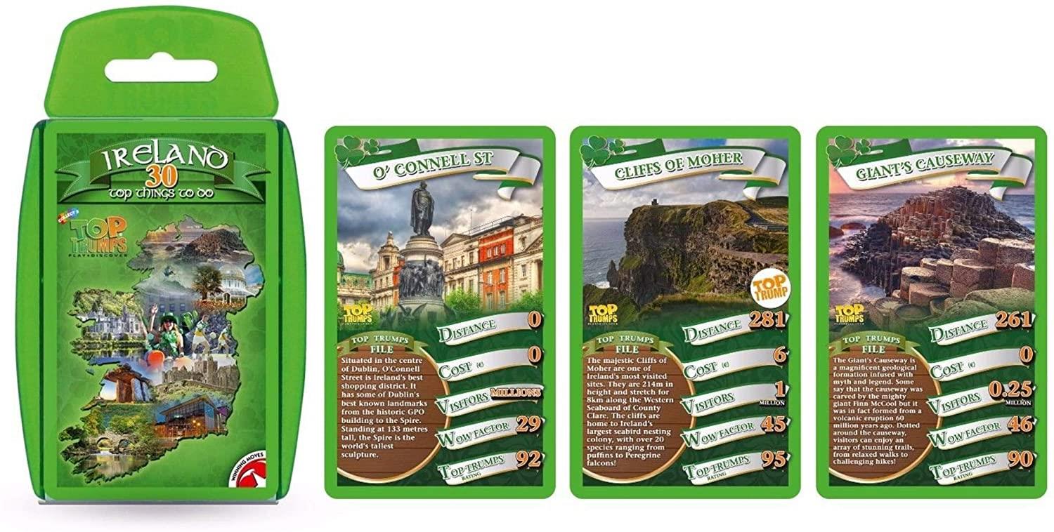 Ireland Top 30 Things To Do Top Trumps Card Game