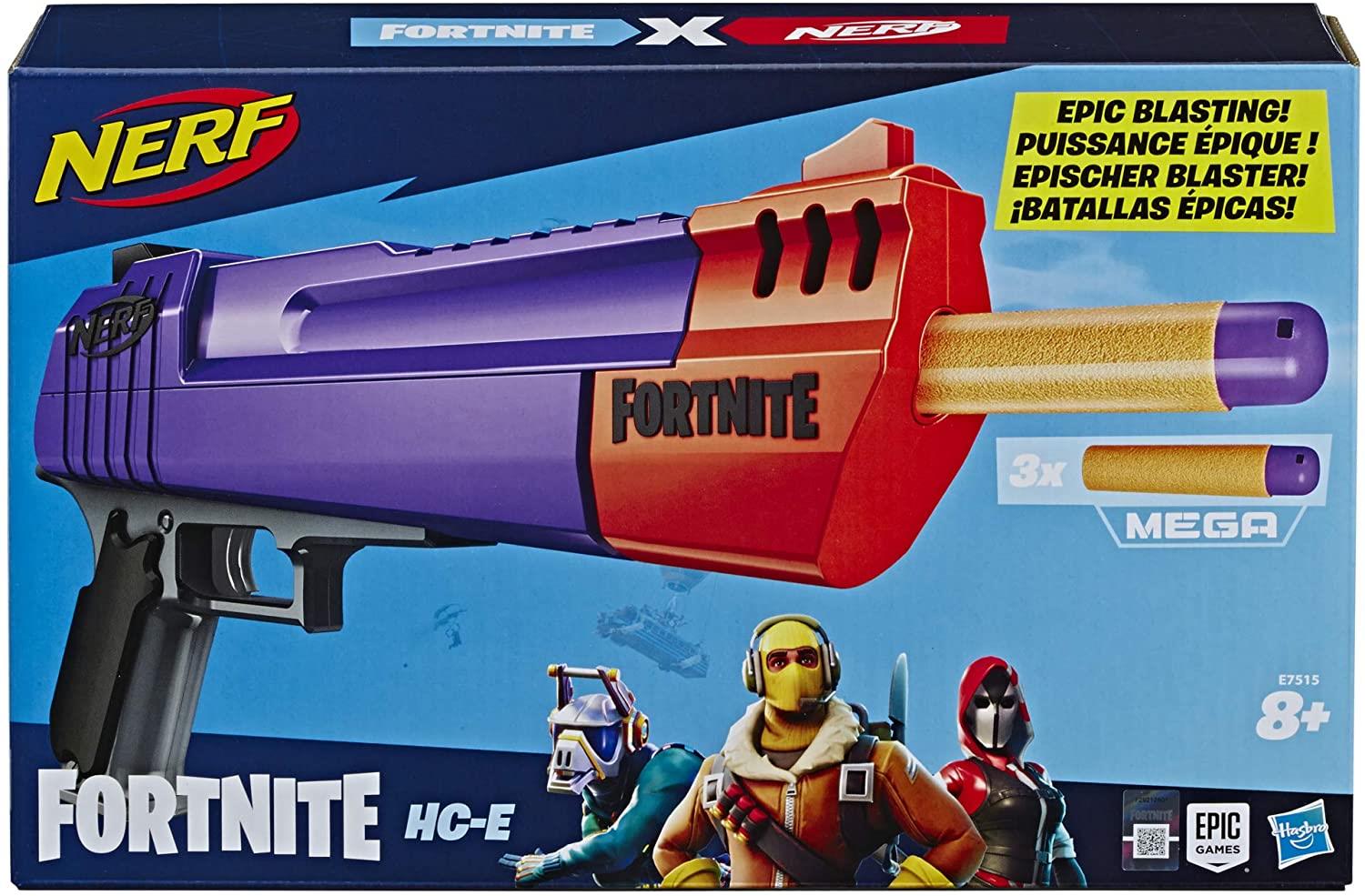 HC-E Mega Dart Blaster Nerf Fortnite E7510 Toy Gun