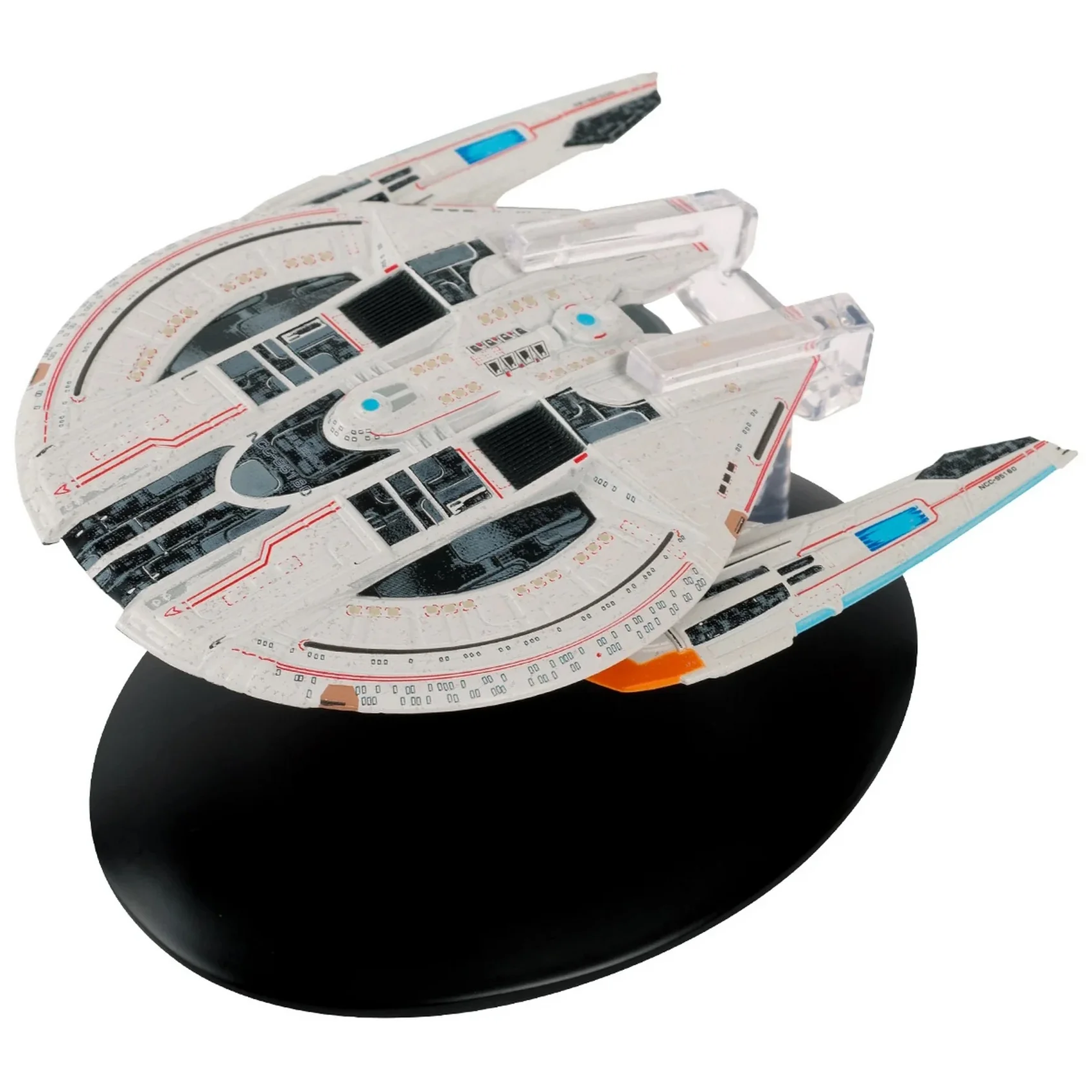 #17 U.S.S. Edison NCC-95160 Federation Temporal Warship Model Diecast Ship (Eaglemoss / Star Trek)