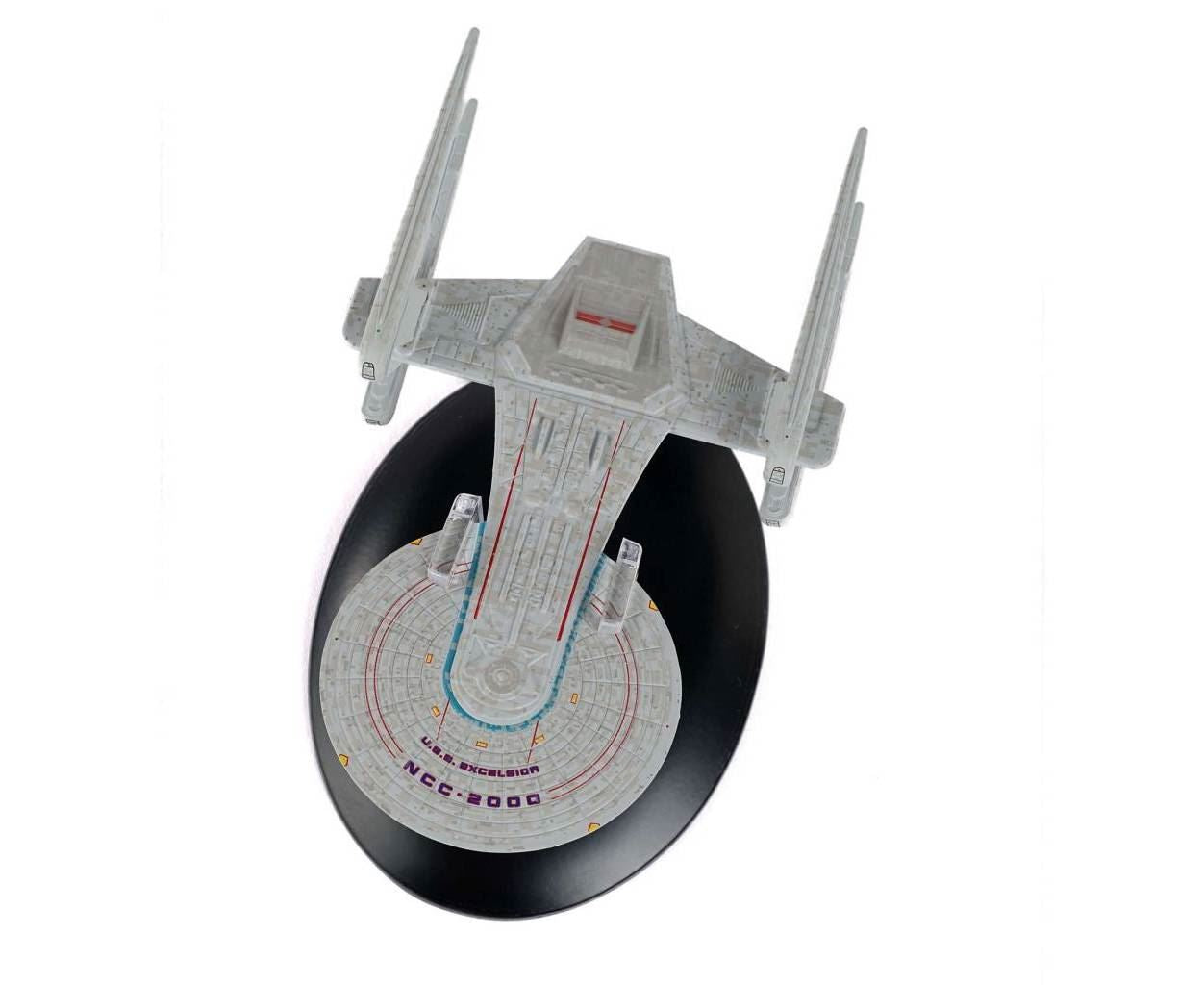 #158 U.S.S. Excelsior (Prototype II) Issue #158 Nilo Rodis Concept Model Diecast Ship (Eaglemoss / Star Trek)