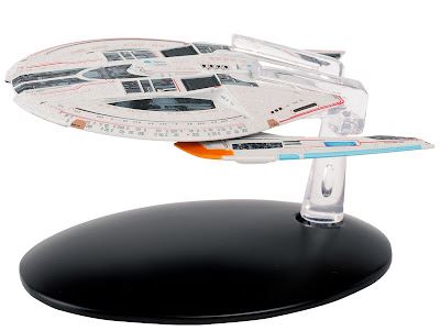 #17 U.S.S. Edison NCC-95160 Federation Temporal Warship Model Diecast Ship (Eaglemoss / Star Trek)