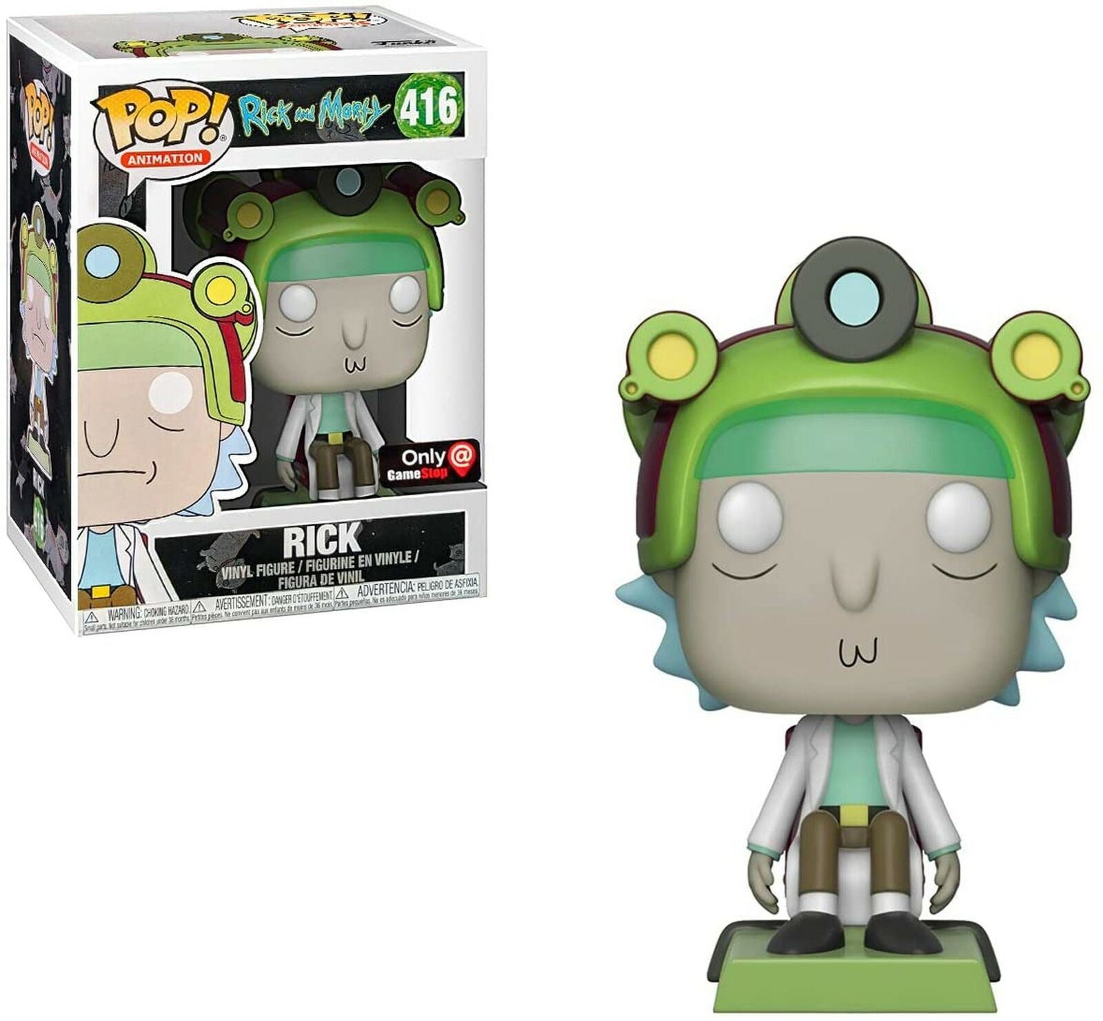 Funko RICK #416 Rick and Morty: Blips and Chitz Pop Vinyl Figure EXCLUSIVE