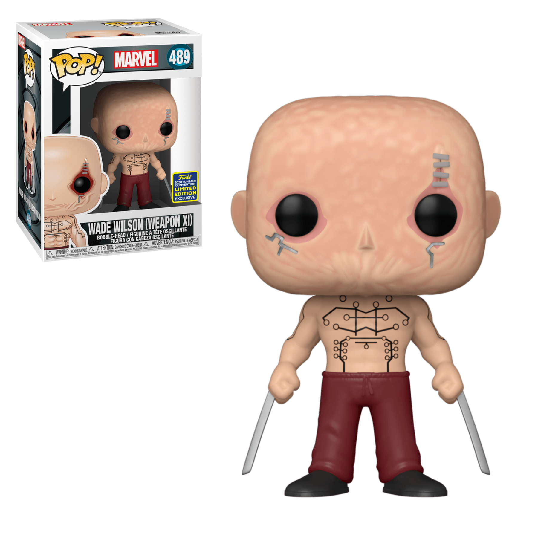 Funko POP! WADE WILSON (Weapon XI) #489 Limited Edition Vinyl Figure Deadpool