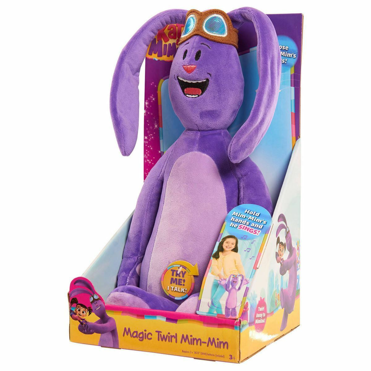 Kate & Mim-Mim 18" Magic Twirl Mim-Mim Soft Plush w/ Sounds Official