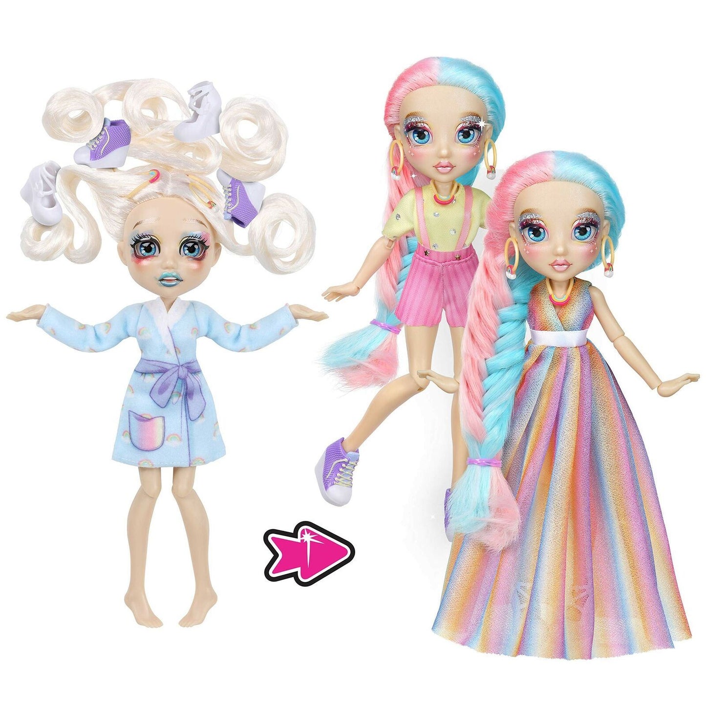 FAILFIX 2Dreami Epic Color 'N' Style Makeover Doll Pack 8.5" Fashion Doll