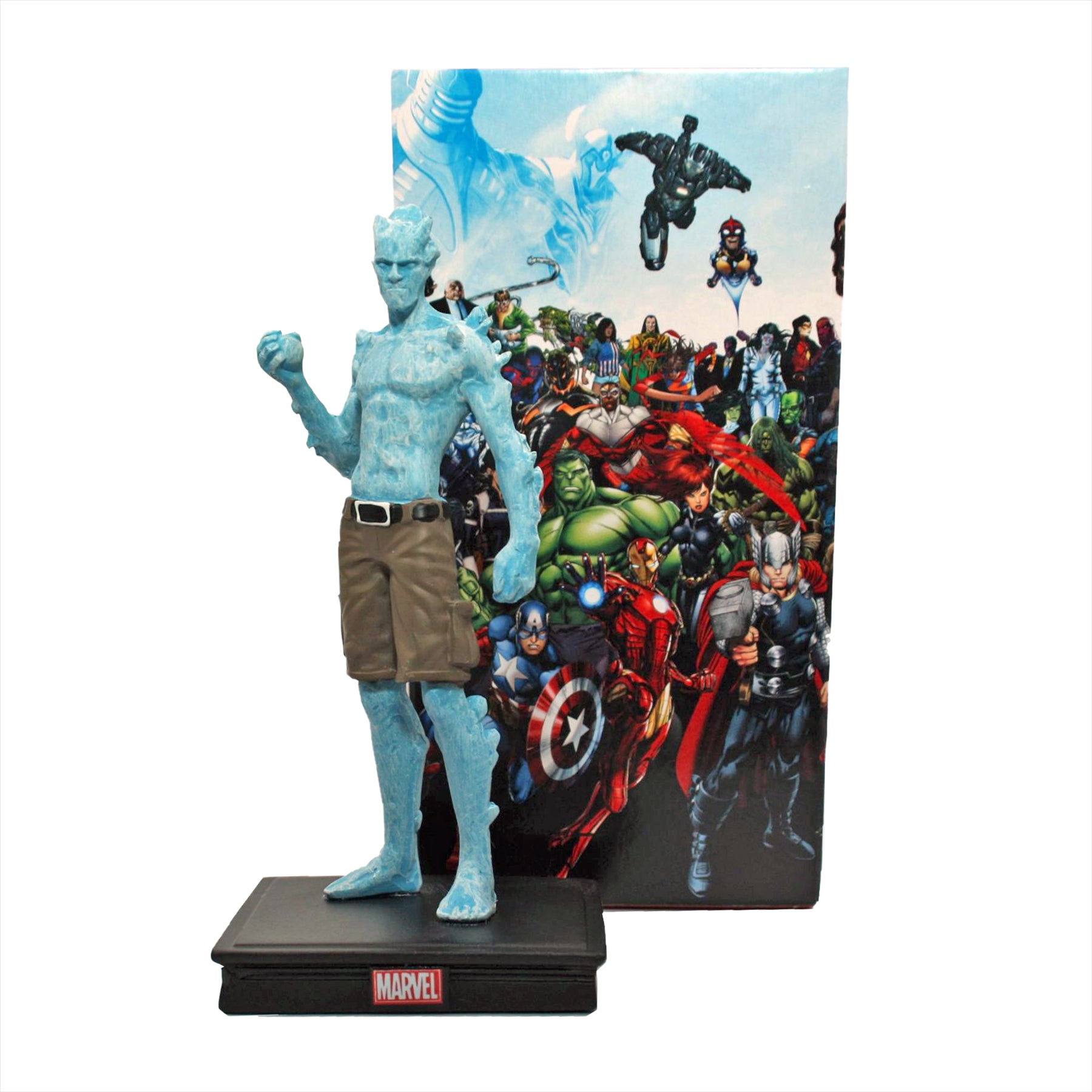 ICEMAN Resin Marvel Universe Figurine 3D Panini 4" Action Figure