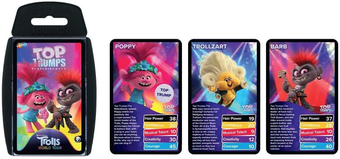 Trolls World Tour Top Trumps Game