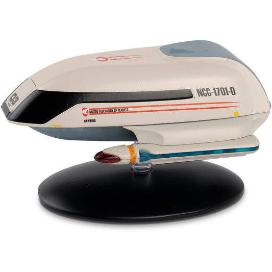 #07 Type-7 Shuttlecraft NCC-1701-D "03 Hawking" Model Die Cast Shuttlecraft Ship (Star Trek)