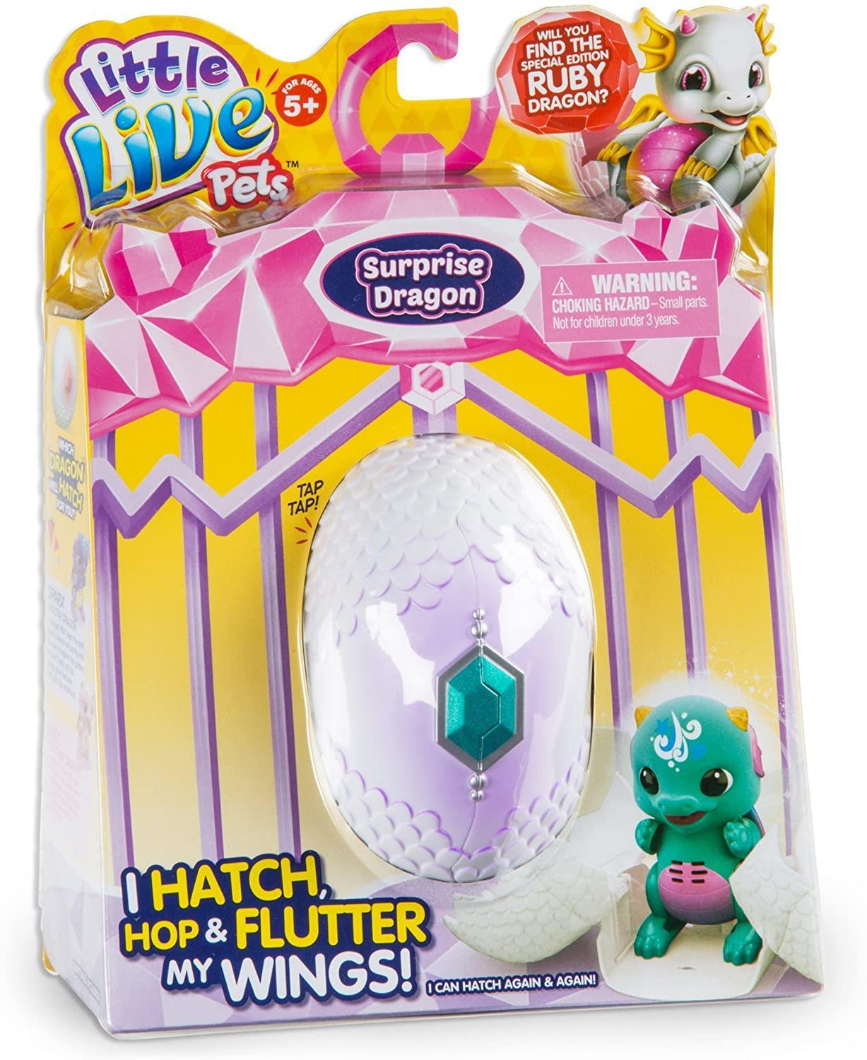 Green Little Live Pets Surprise Baby Dragon Egg Interactive Pet Toy