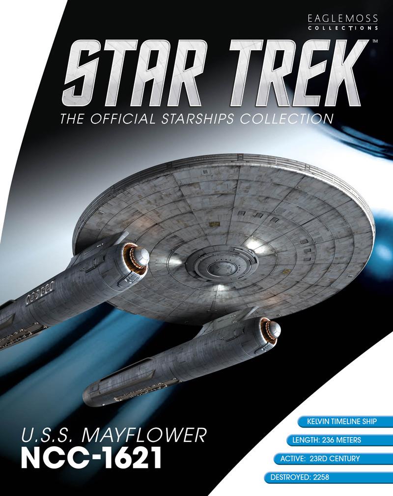 #27 U.S.S. Mayflower NCC-1621 (Mayflower-type) Starship Diecast Model Ship BONUS ISSUE (Eaglemoss / Star Trek)