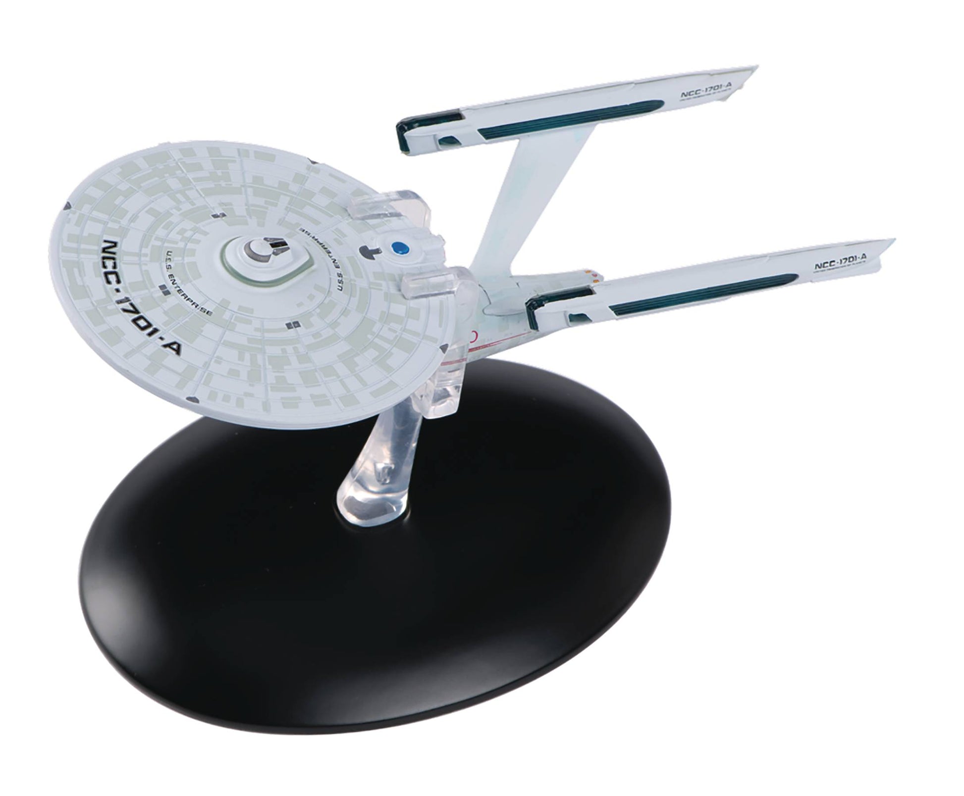 U.S.S. Enterprise NCC-1701 & 1701-A Handbook & Diecast Ship (Eaglemoss / Star Trek)